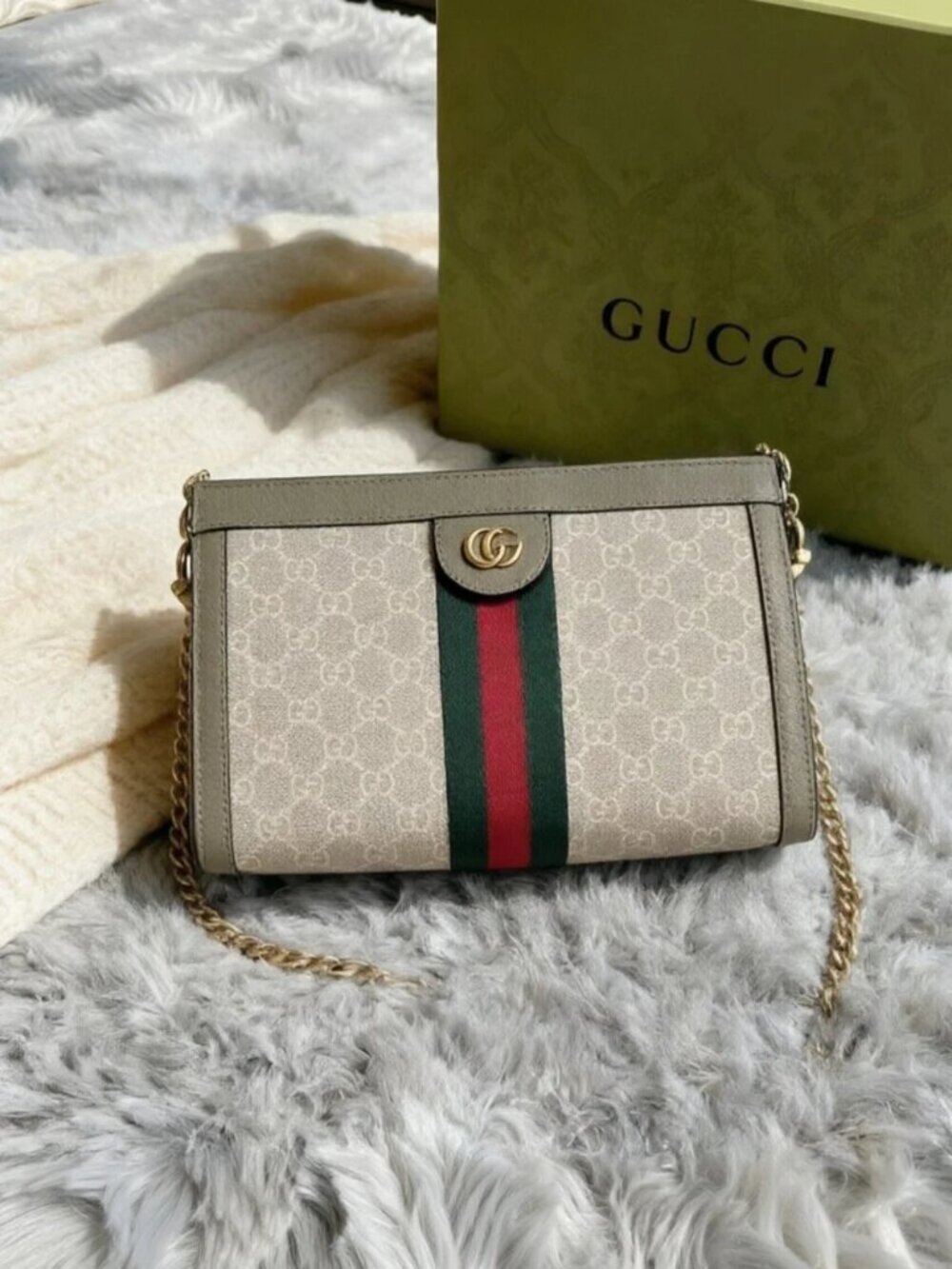 GUCCI Ophidia GG small shoulder bag